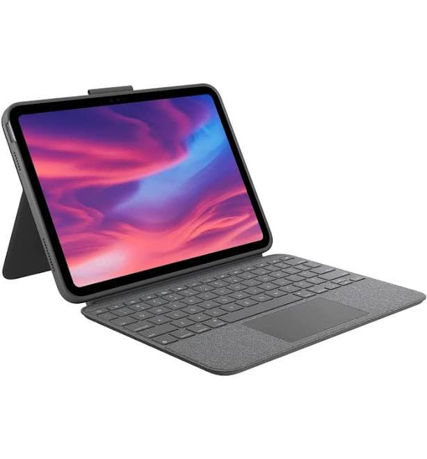 Logitech Combo Touch Case for iPad A16/10th Gen (Oxford Grey)
