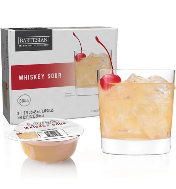 Bartesian Whiskey Sour Capsules (8-Pack)