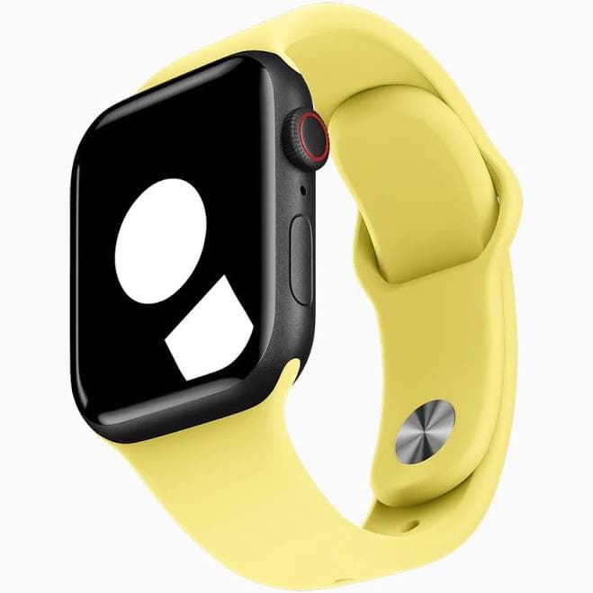 Hoco Apple Watch Sport Band for Series 42 / 44 / 45 / 46 / 49 mm (Yellow)