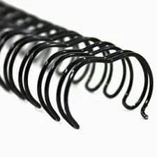GBC Pack 100 Wire Binding Comb 34 Loop 6mm A4 (Black)