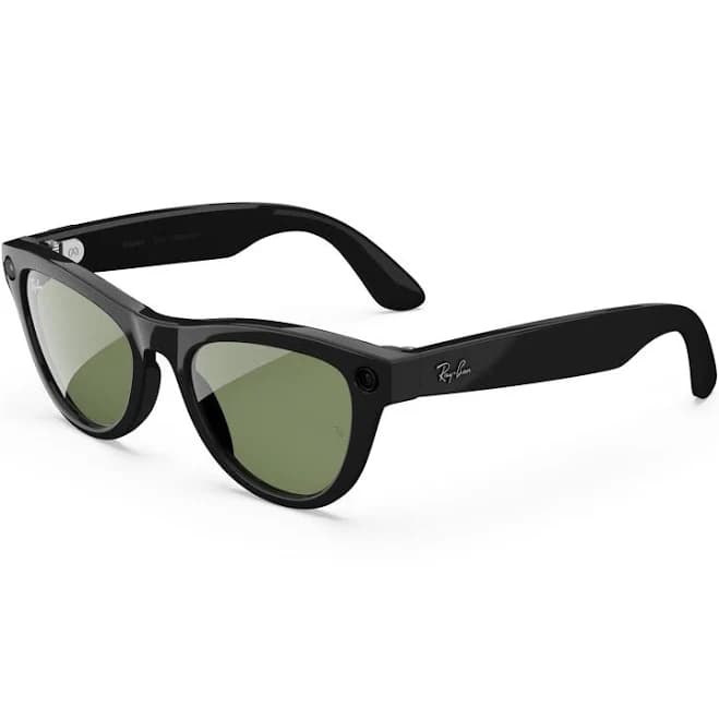 Ray-Ban | Meta Wayfarer Gen 2 AI Glasses (Shiny Black/Green)