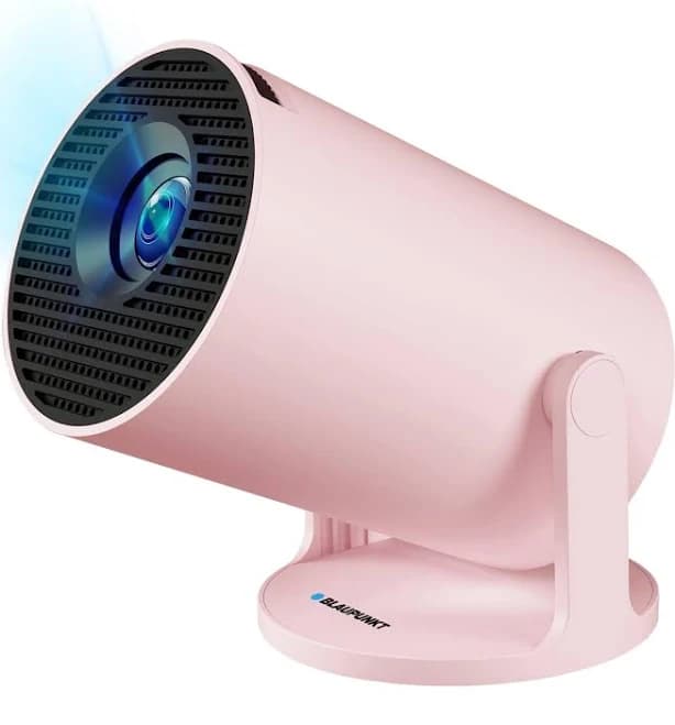 Blaupunkt PBP720PCH 720P Mini Projector with 180° Rotation (Pink)