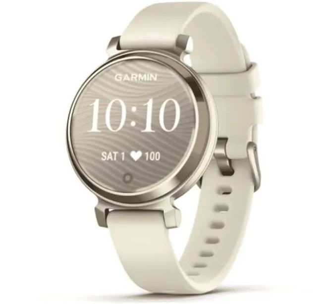 Garmin Lily® 2, Cream Gold with Coconut Silicone Band