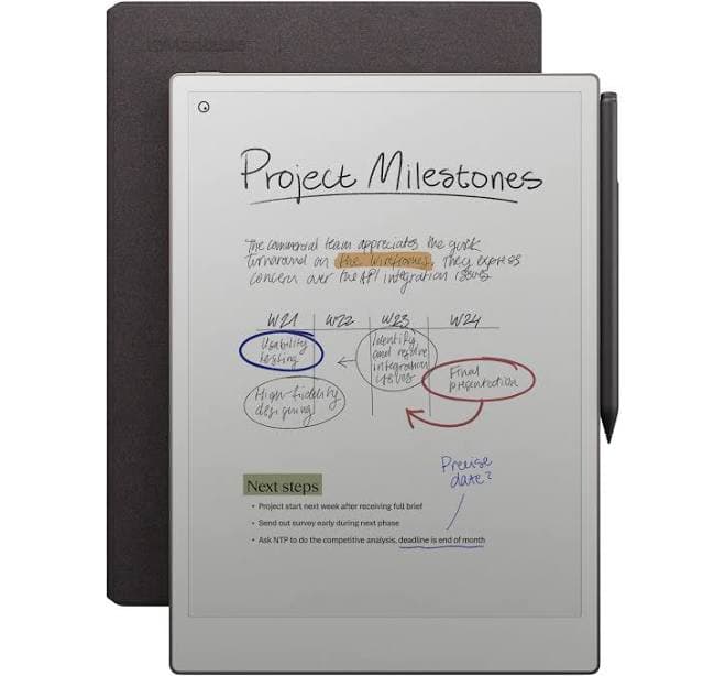 reMarkable Paper Pro with MarkerPlus and Book Folio Pro (Basalt)