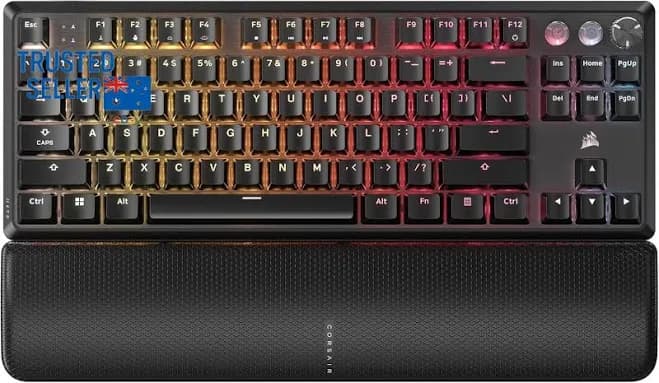 Corsair K70 PRO TKL Tenkeyless Magnetic Mechanical Gaming Keyboard (Black)