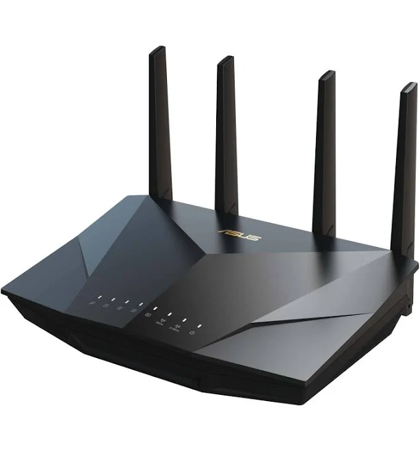 ASUS RT-AX82U (AX5400) Dual Band WiFi 6 Extendable Gaming Router, Gaming Port, Mobile Game Mode, Aura RGB, Included AiProtection Pro Security, Instant Guard, VPN, AiMesh Compatible