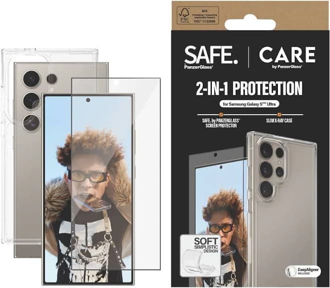 Panzer Glass CARE by Panzer Fashion Samsung S25 Galaxy Ultra 2-in-1 Bundle Case/Screen Protector