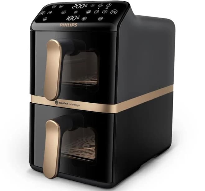 Philips Airfryer 4000 Series Stacked Dual Basket 10L Airfryer