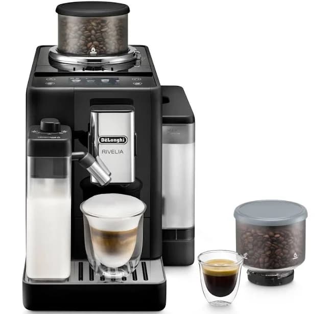 DeLonghi Rivelia Fully Automatic Coffee Machine Black