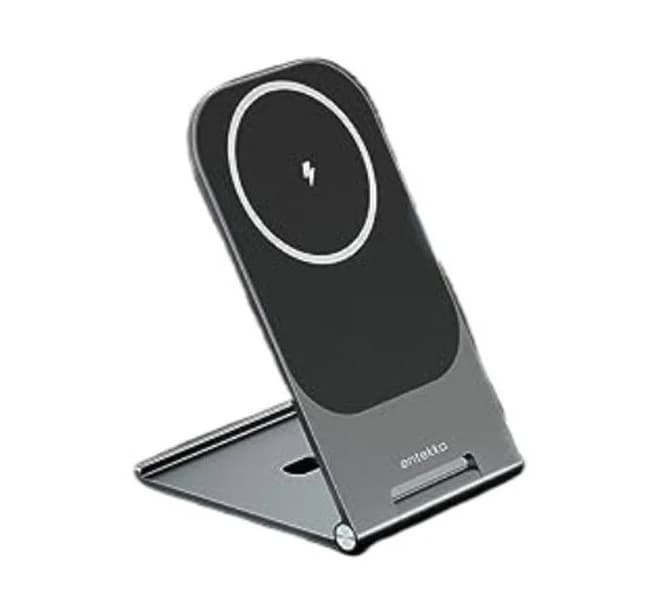 Ontekka 15W Foldable Magnetic Magsafe Compatible Wireless Charging Stand