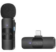 Boya BY-V1 Wireless Lavalier Clip-on Microphone for iPhone & iPad