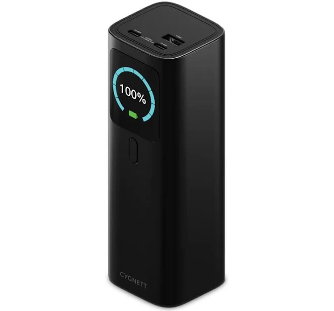 Cygnett 27K Laptop Power Bank (148W) with Case (Black)