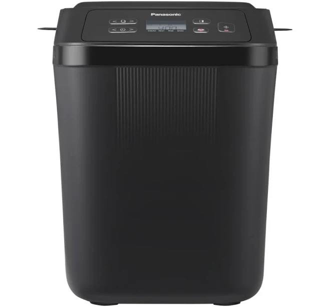 Panasonic Automatic Compact Bread Maker with Artisan-Style Kneading, Crust Control, 18 Programmes including Gluten Free, Black (SD-PN100KST)