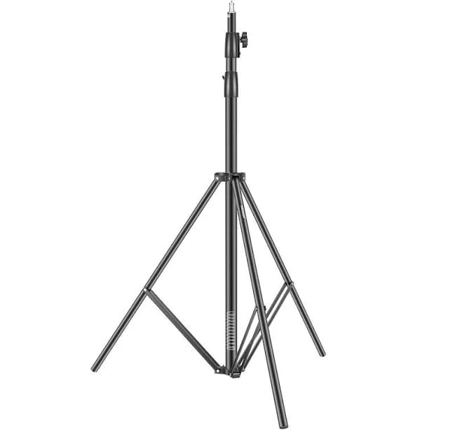 Neewer Heavy Duty Light Stand 10 Feet/3 Meters Adjustable Spring Cushioned Metal Photography Tripod Stand for Photo Studio Softbox, Flash Monolight, Ring Light and Other Photographic Equipment(Black)