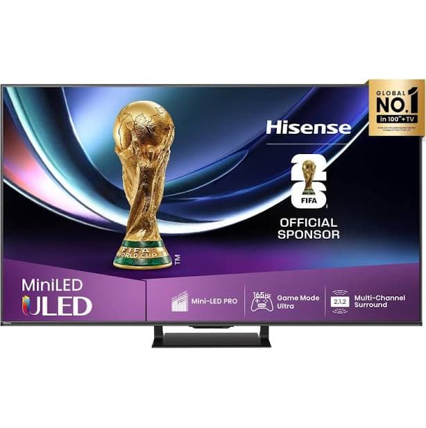 Hisense 65" U7QAU 4K ULED Mini LED Smart TV 2025