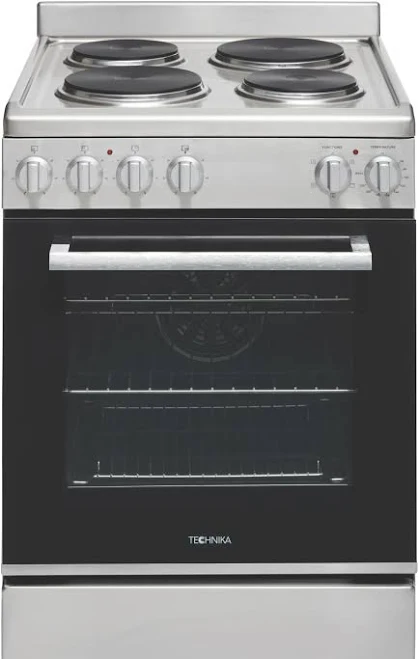 Technika 54cm Electric Upright Cooker Stainless Steel