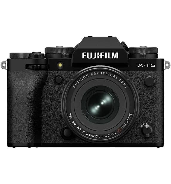 Fujifilm X-T5 Mirrorless Digital Camera, Black + XF 16-50mm Lens