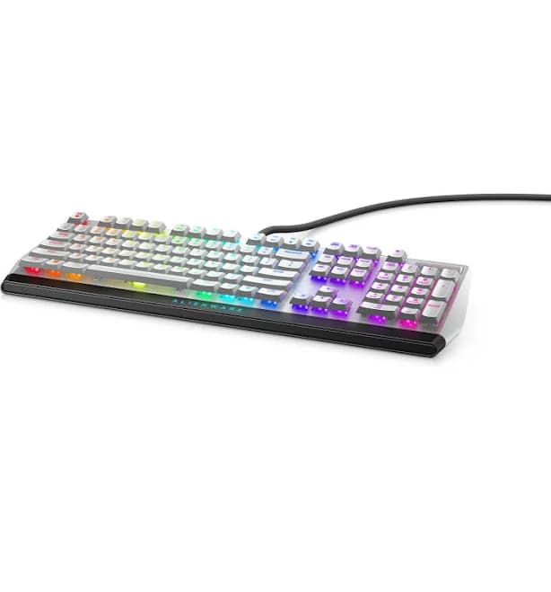 Alienware 510K Low-Profile RGB Mechanical Gaming Keyboard (US English) AW510K - Lunar Light, AW510K