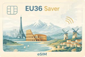 10% Off Europe EU36 Saver eSIM (36 Countries) or Japan & Korea eSIM - from $2.60 @ EscapeSIM