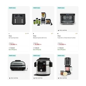 40% off Selected Shark and Ninja Using Qantas Points + Shipping (Free with $300 Spend) @ Qantas