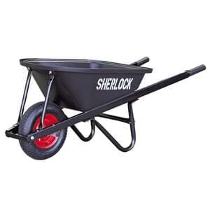 Sherlock 80L Home Use Poly Tray Wheelbarrow $98.80 (RRP $149) + Delivery ($0 C&C/ in-Store) @ Bunnings Warehouse