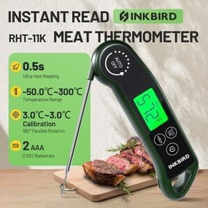 Inkbird 0.5 Seconds Instant-Read Digital Meat Thermometer RHT-11K $20.79 + Delivery ($0 to Most Areas) @ Inkbird eBay