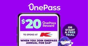 $20 Kmart Voucher For New & Returning OnePass Members @ OnePass