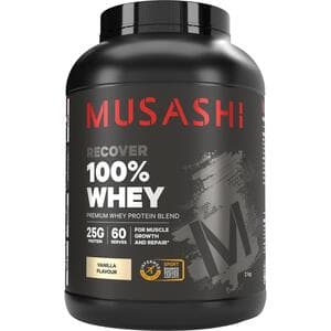 Musashi 100% Whey Vanilla Milkshake 2kg $77.49 + Delivery ($0 C&C/ $119 Order) @ Direct Chemist Outlet