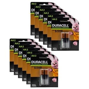 12 x 2pc Duracell AA 2500mAh Rechargeable Batteries $44.10 Delivered @ KG Super Store eBay