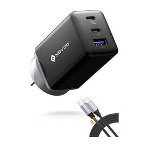 Novoo 67W GaN III USB C Wall Charger + 100w USB-C PD Cable $24.99 + Delivery ($0 with Prime / $59 Spend) @ Mbest via Amazon AU