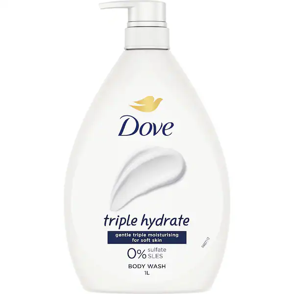 Dove Body Wash Triple Hydrate 1L